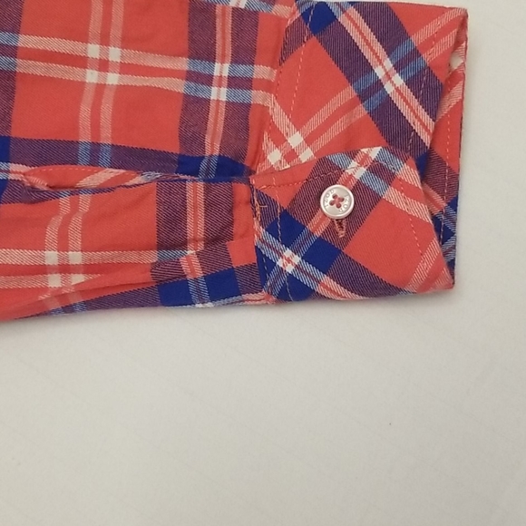 NWT Izod womens flannel shirt size S - Picture 3 of 9